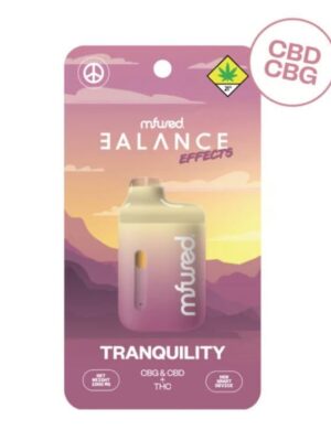 Mfused - Tranquility 1:1:1 THC:CBD:CBG - Disposable Vape - 1g