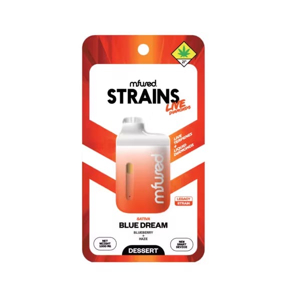 Mfused - Blue Dream - Liquid Diamonds Disposable Vape - 1g