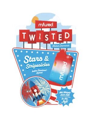 Mfused - American Stars & Stripesicles - Liquid Diamonds Disposable Vape - 1g
