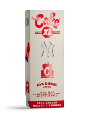 Cake | NYC Diesel THC Vape Pen | with Cake Badder Melted Diamonds – XL – 6g