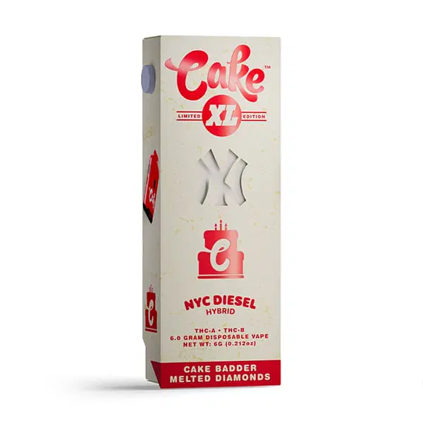 Cake | NYC Diesel THC Vape Pen | with Cake Badder Melted Diamonds – XL – 6g