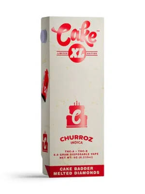 Cake | Churroz THC Vape Pen | with Cake Badder Melted Diamonds – XL – 6g