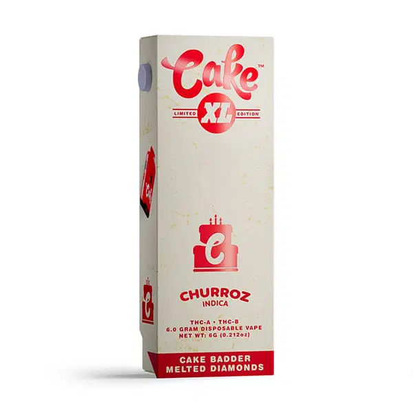 Cake | Churroz THC Vape Pen | with Cake Badder Melted Diamonds – XL – 6g