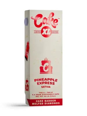 Cake | Pineapple Express THC Vape Pen | with Cake Badder Melted Diamonds – XL – 6g