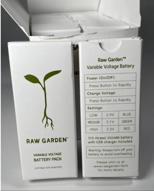 Raw Garden Battery